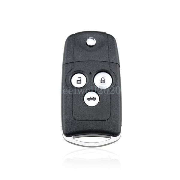 3 BUTTON FLIP REMOTE KEY FOB CASE SHELL FOR HONDA CIVIC ACCORD JAZZ CRV HRV NEW