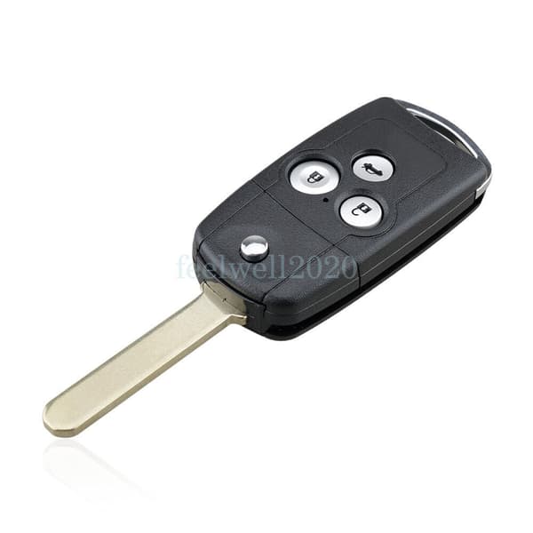 3 BUTTON FLIP REMOTE KEY FOB CASE SHELL FOR HONDA CIVIC ACCORD JAZZ CRV HRV NEW