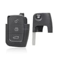 Miniatyrbilde 2 av 7: For Ford Focus Fiesta Mondeo Kuga Galaxy S-Max 3 Button Flip Key Fob Case Cover