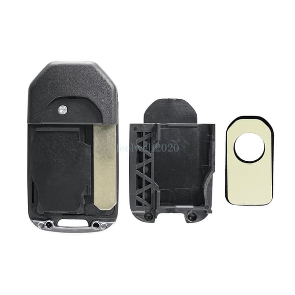 For Honda Civic City Accord Jazz HRV CRV 3 Button Flip Key Fob Case Replacement