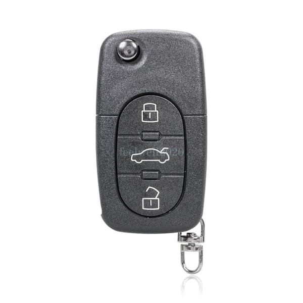For Audi A6 TT 2003 - 2006 433MHz 4D0837231K 3 Buttons Flip Remote Key Fob Blade