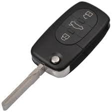 For Audi A6 TT 2003 - 2006 433MHz 4D0837231K 3 Buttons Flip Remote Key Fob Blade