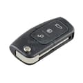 Miniatyrbillede 3 af 7: Flip Key Fob Case Blade Replacement 3 Button For Ford Focus Fiesta Mondeo Kuga