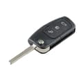 Miniatyrbillede 2 af 7: Flip Key Fob Case Blade Replacement 3 Button For Ford Focus Fiesta Mondeo Kuga