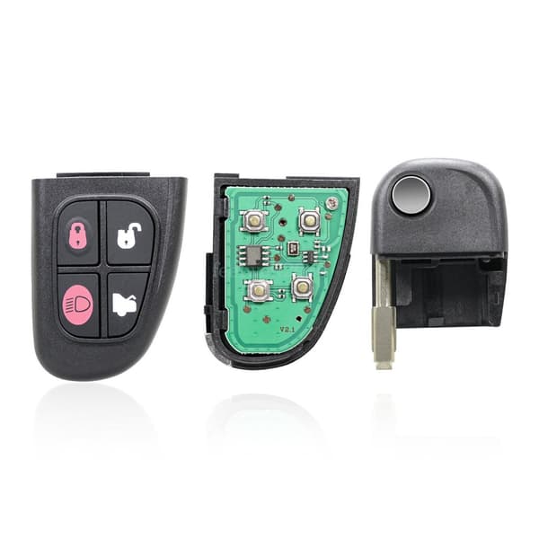 For Jaguar X S Type XJ XJR 2004 2005 2006 2007 2008 Flip Remote Key Fob 433MHz