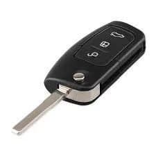 Flip Remote Car Key Fob Case 3 Button for Ford Focus Fiesta Kuga C-Max B-Max