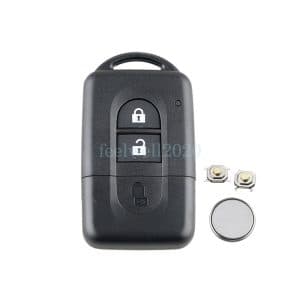 Car Key Fob Case Battery For Nissan Micra Navara X-Trail Qashqai Pathfinder Duke