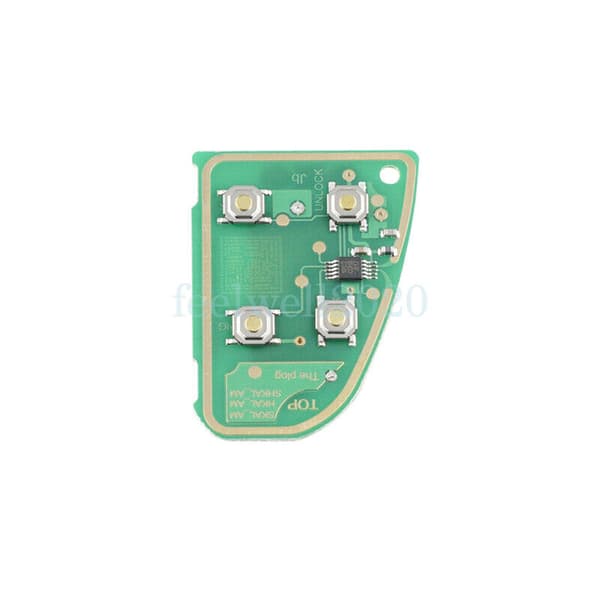 433MHz 4 Button Flip Remote Key FOB For Jaguar X-Type S-Type XJ XJR 2002 - 2008