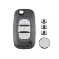 Miniatyrbilde 3 av 5: FOR RENAULT KANGOO CLIO MODUS MEGANE CAR FLIP REMOTE KEY FOB CASE SHELL 3 BUTTON