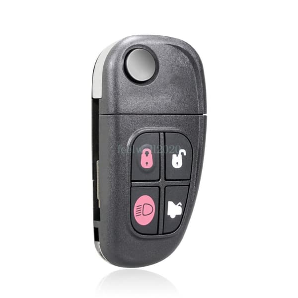 4 Button Remote Key Fob Case Repair For Jaguar X TYPE S TYPE XJR XJ 2002-2009