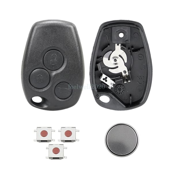 3 Button Remote Key Fob Case For Renault Trafic MK3 Vauxhall Vivaro Repair Kit
