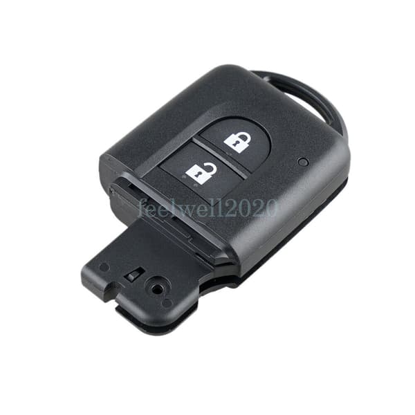 2Button Flip Key Fob Case Battery For Nissan Pathfinder 2010-2015 Note 2006-2010
