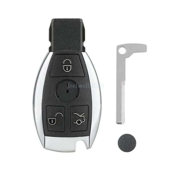 3 Button Remote Key Fob For Mercedes Benz W169 W245 W203 W215 W208 W210 433MHz