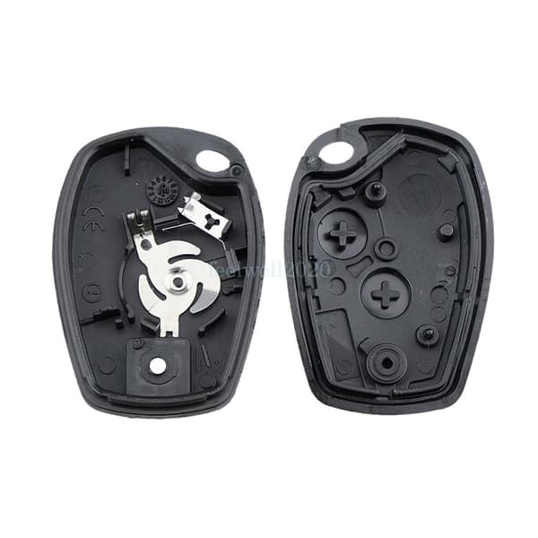2 Button Remote Key Fob Case Battery Repair Kit For Dacia Duster Logan Sandero