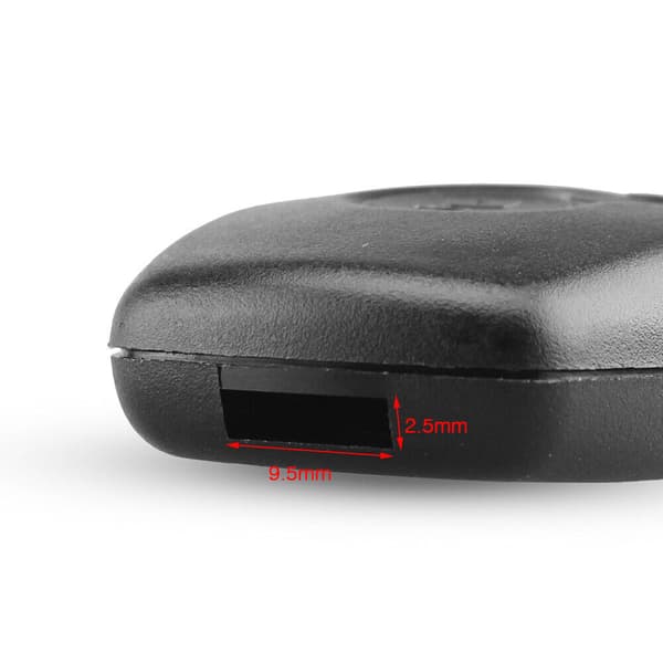 Key Fob Case 3 Button For For Renault Clio Modus Twingo Vivaro Movano + Battery