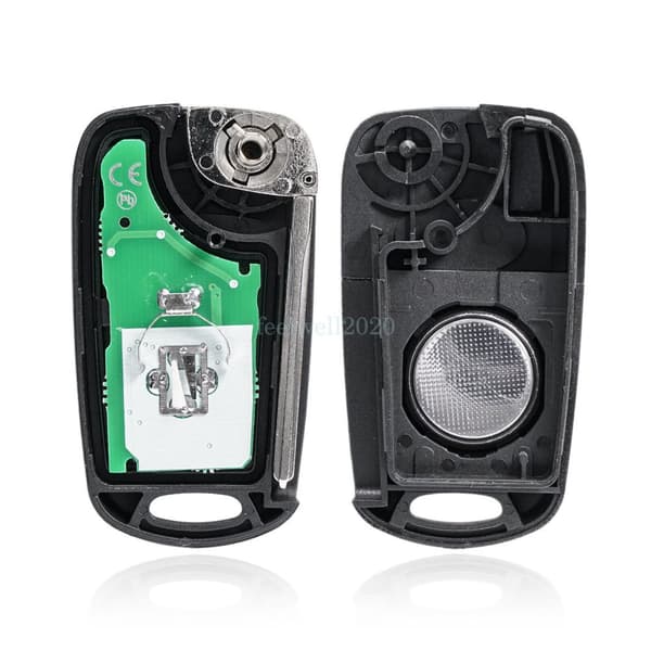 Replacement Car Remote Flip Key Fob 3 Buttons For Hyundai I20 I30 IX35 Veloster