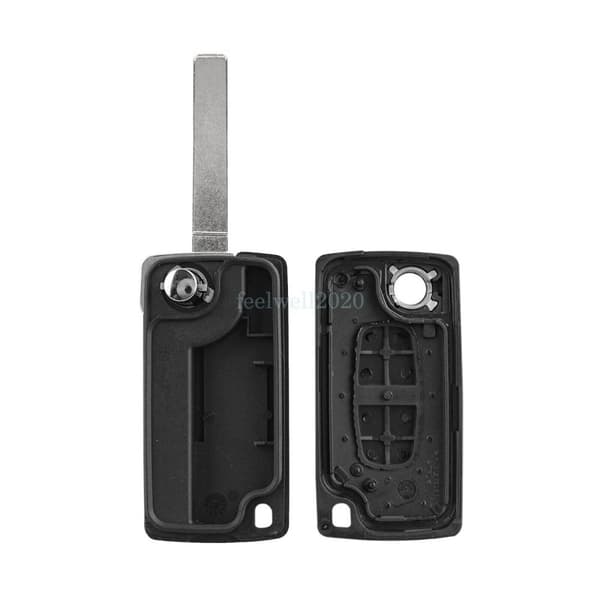 2 Button Flip Key Fob Case For Peugeot 207 307 308 3008 5008 Expert - CE0523 VA2