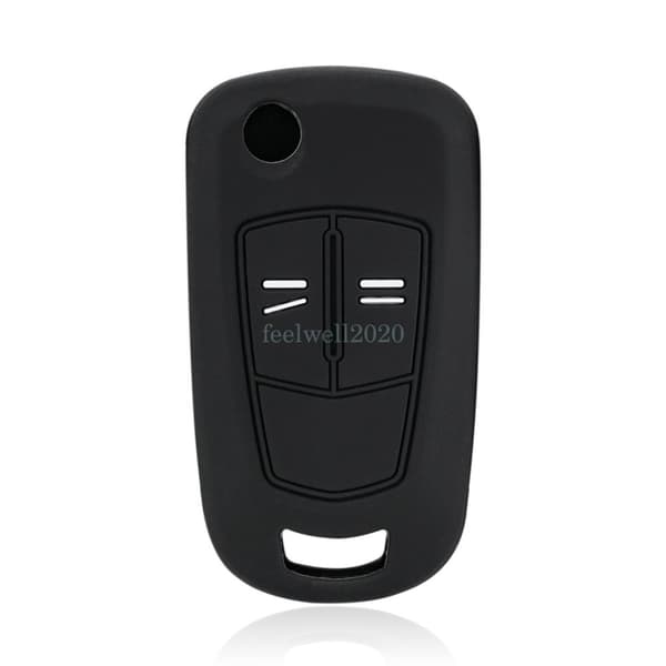 For Vauxhall Opel Corsa D Astra H Zafira Remote Key Fob Case + Silicone Cover