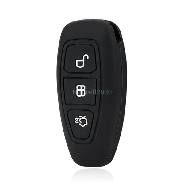 For Ford Fiesta Kuga Focus Galaxy C-Max Remote Fob Case + Silicone Key Cover