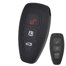 For Ford Fiesta Kuga Focus Galaxy C-Max Remote Fob Case + Silicone Key Cover