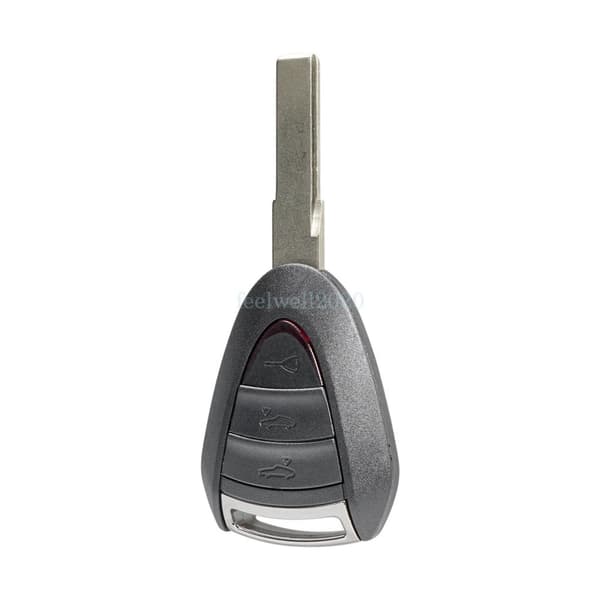 3 Button Key Case For Porsche 911 997 Boxster 987 996 Cayman Cayenne Remote Fob