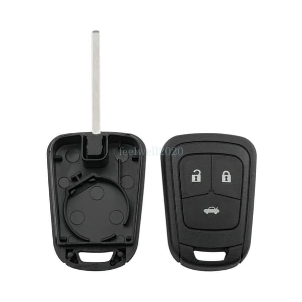 3 BUTTON REMOTE KEY CASE FOB FOR VAUXHALL ASTRA J CORSA ZAFIRA INSIGNIA AGILA
