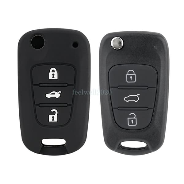 Remote Key Fob Case Silicone Cover For Kia Ceed Pro Picanto Hyundai I20 I30 X35