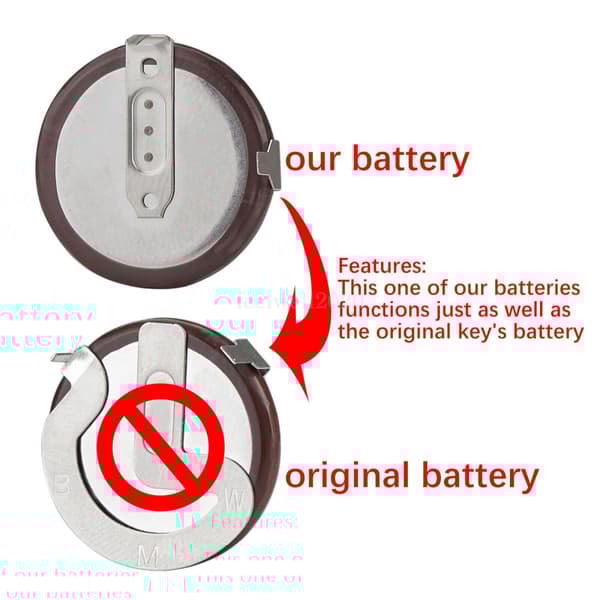 2X Panasonic VL2020 Battery Replacement ForBMW 3 5 7 Series E46 E60 E39 Key Fob
