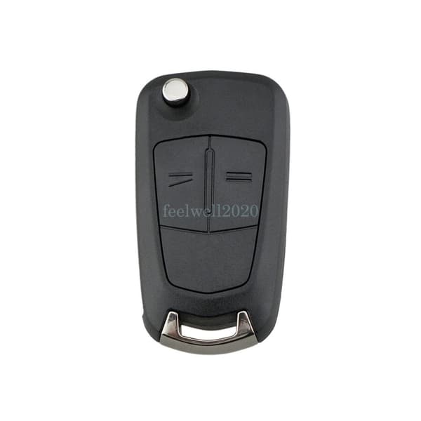2 Button Remote Flip Key Fob Case + Blade For Vauxhall Opel Corsa Astra Zafira