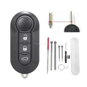 For Fiat Ducato Doblo 500 Punto Bravo Panda Flip Key Fob Case Pin Removal Tools