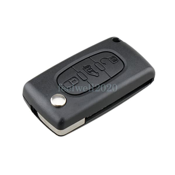 For Citroen Berlingo Dispatch Peugeot Expert Partner 3 Button Car Key Fob Case