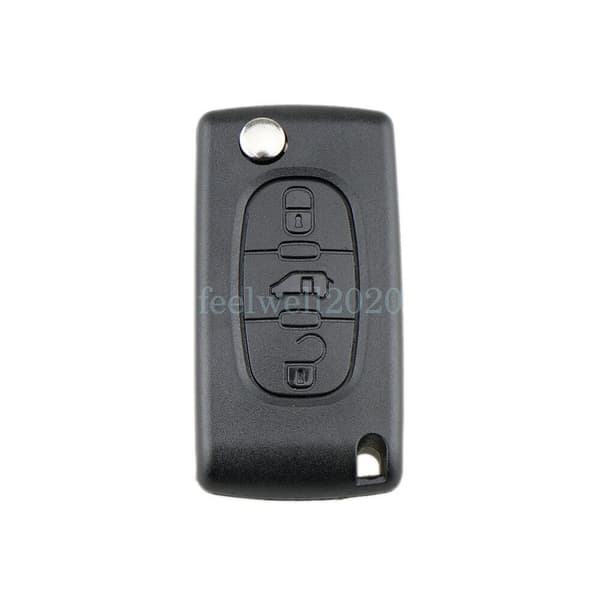 For Citroen Berlingo Dispatch Peugeot Expert Partner 3 Button Car Key Fob Case