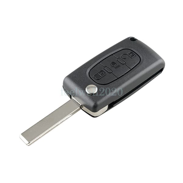 3 Button Flip Key Fob Case HU83 For Citroen C4 Grand Picasso 2010 2011 2012 2013