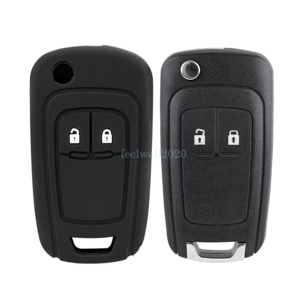 For Vauxhall Opel Astra J 2011 2012 2013 2014 Key Fob Shell + Silicone Cover