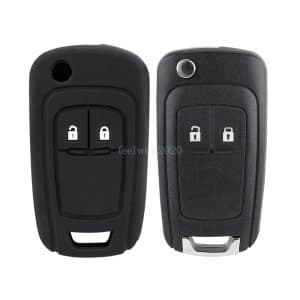For Vauxhall Opel Astra J 2011 2012 2013 2014 Key Fob Shell + Silicone Cover