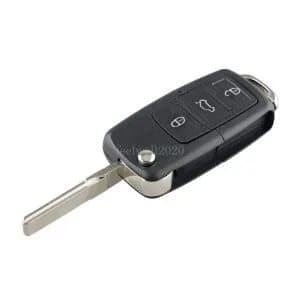 Used OEM VW Flip Key Fob For Jetta & Passat (2011-2016) – Includes Uncut Blade & Battery