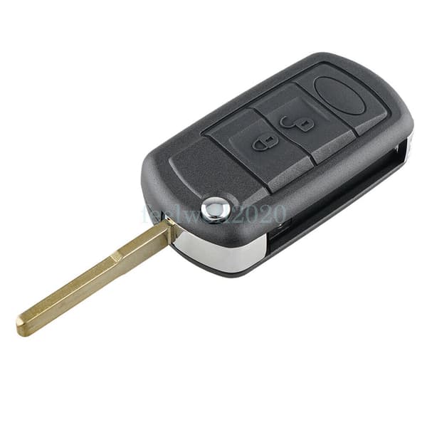 Flip Key Fob Shell + Silicone Cover For Land Rover LR3 2005 2006 2007 2008 2009