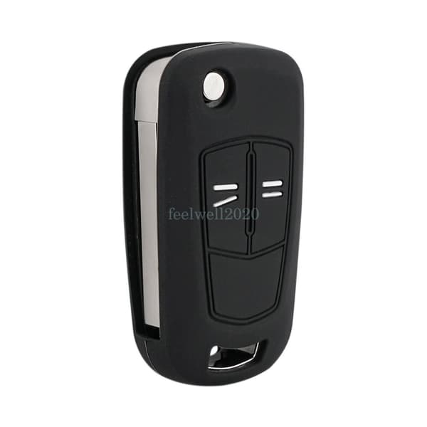 Key Fob Case + Silicone Cover For Vauxhall Opel Astra H Corsa C Zafira B Combo