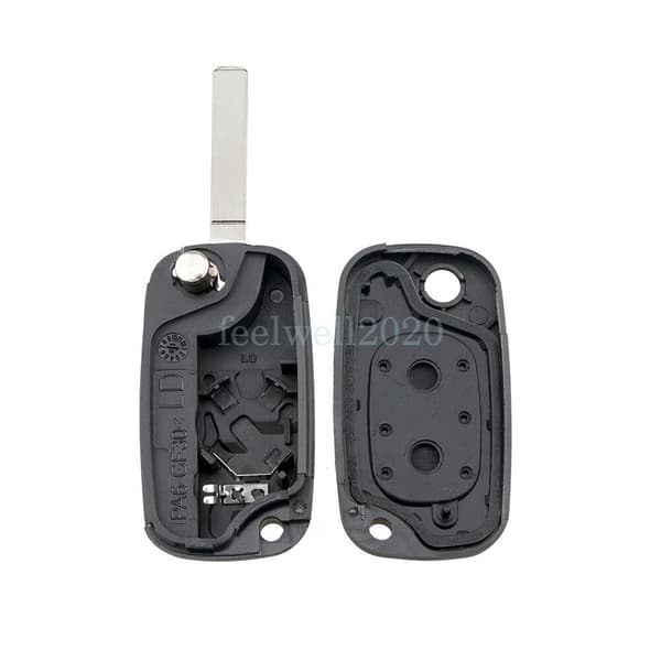 2 Button Key Fob Case For Renault Clio Kangoo Megane Mercedes Citan 2012 - 2020