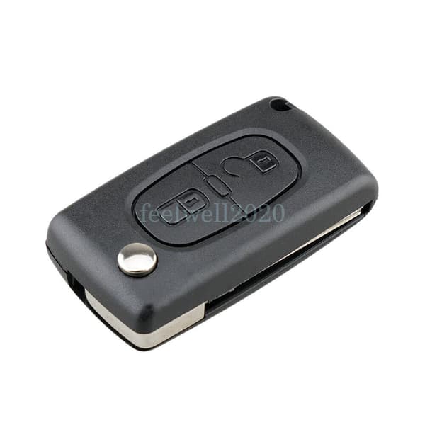 2 Button Key Fob Case CE0523 For Citroen C2 C3 Picasso C4 Dispatch Peugeot 308