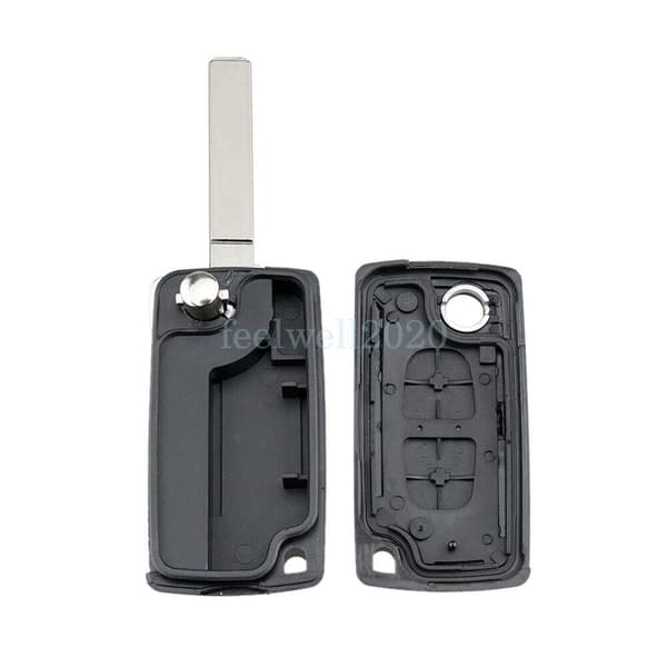 2 Button Key Fob Case CE0523 For Citroen C2 C3 Picasso C4 Dispatch Peugeot 308