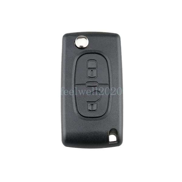 2 Button Key Fob Case CE0523 For Citroen C2 C3 Picasso C4 Dispatch Peugeot 308