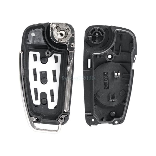 3Button Remote Flip Key Fob Case Shell For Audi A3 2008 2009 2010 2011 2012 2013