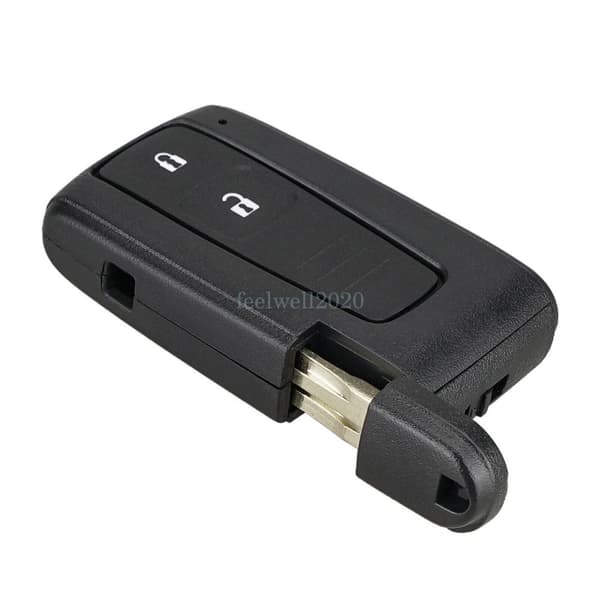 For Toyota Prius Corolla Verso Remote Key Fob Cover Case Blade 2 Button Battery
