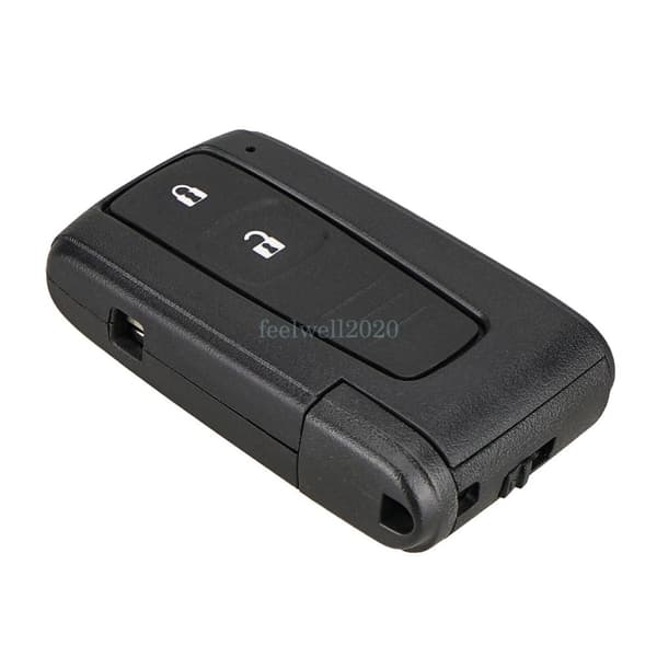 For Toyota Prius Corolla Verso Remote Key Fob Cover Case Blade 2 Button Battery