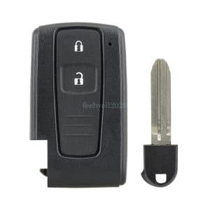For Toyota Prius Corolla Verso Remote Key Fob Cover Case Blade 2 Button Battery