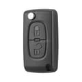 Pikkukuva 1 / 7: 2 Button Flip Remote Key Fob Case HU83 for Citroen C2 C3 Picasso C4 C8 CE0523