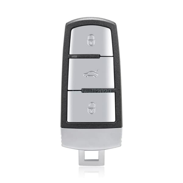 For VW Passat B6 B7 CC Magotan 3C 3 Button Remote Car Key Fob Case + Battery