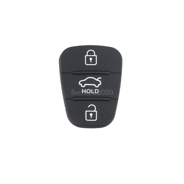 2X For Hyundai I10 I20 I30 IX35 IX20 Remote Car Key Fob 3 Button Rubber Key Pad