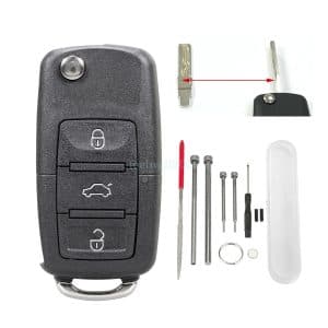 For VW Volkswagen Golf MK5 Polo Beetle Caddy Flip Key Fob Case Repair Set Tool
